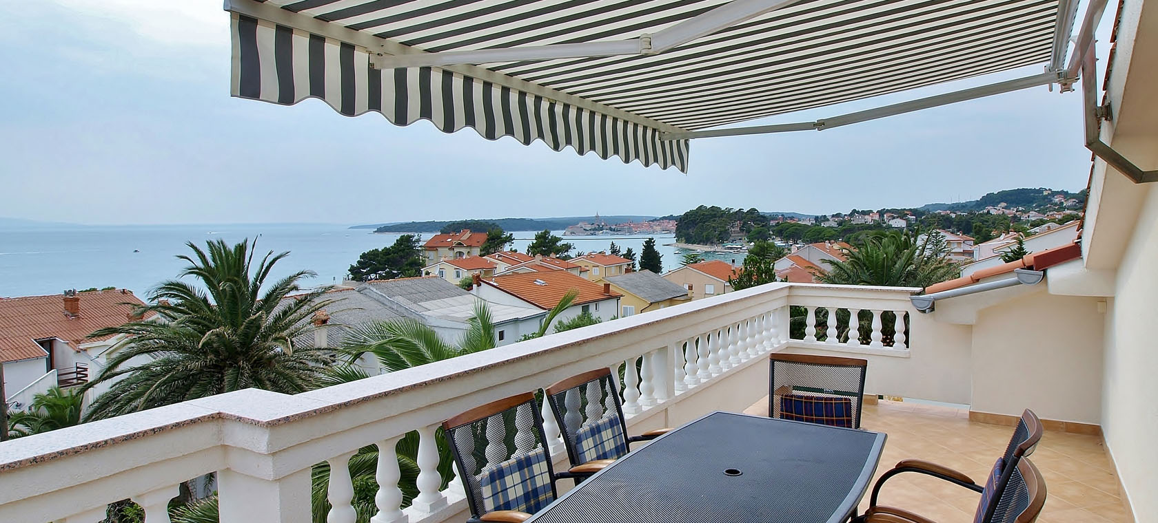 Apartments -ANAMARI - Rab City View from Terrace - Apartment number 3